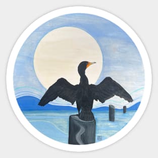 Cormorant Bird Sticker